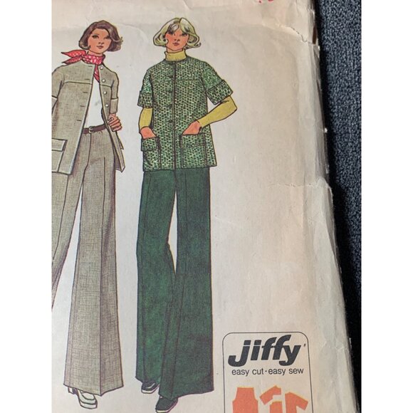 Simplicity Misses Coat and Pants Sewing Pattern sz 14 6529 - uncut - Picture 3 of 11